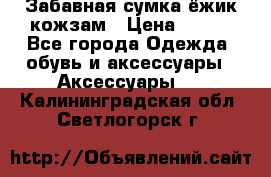 Забавная сумка-ёжик кожзам › Цена ­ 500 - Все города Одежда, обувь и аксессуары » Аксессуары   . Калининградская обл.,Светлогорск г.